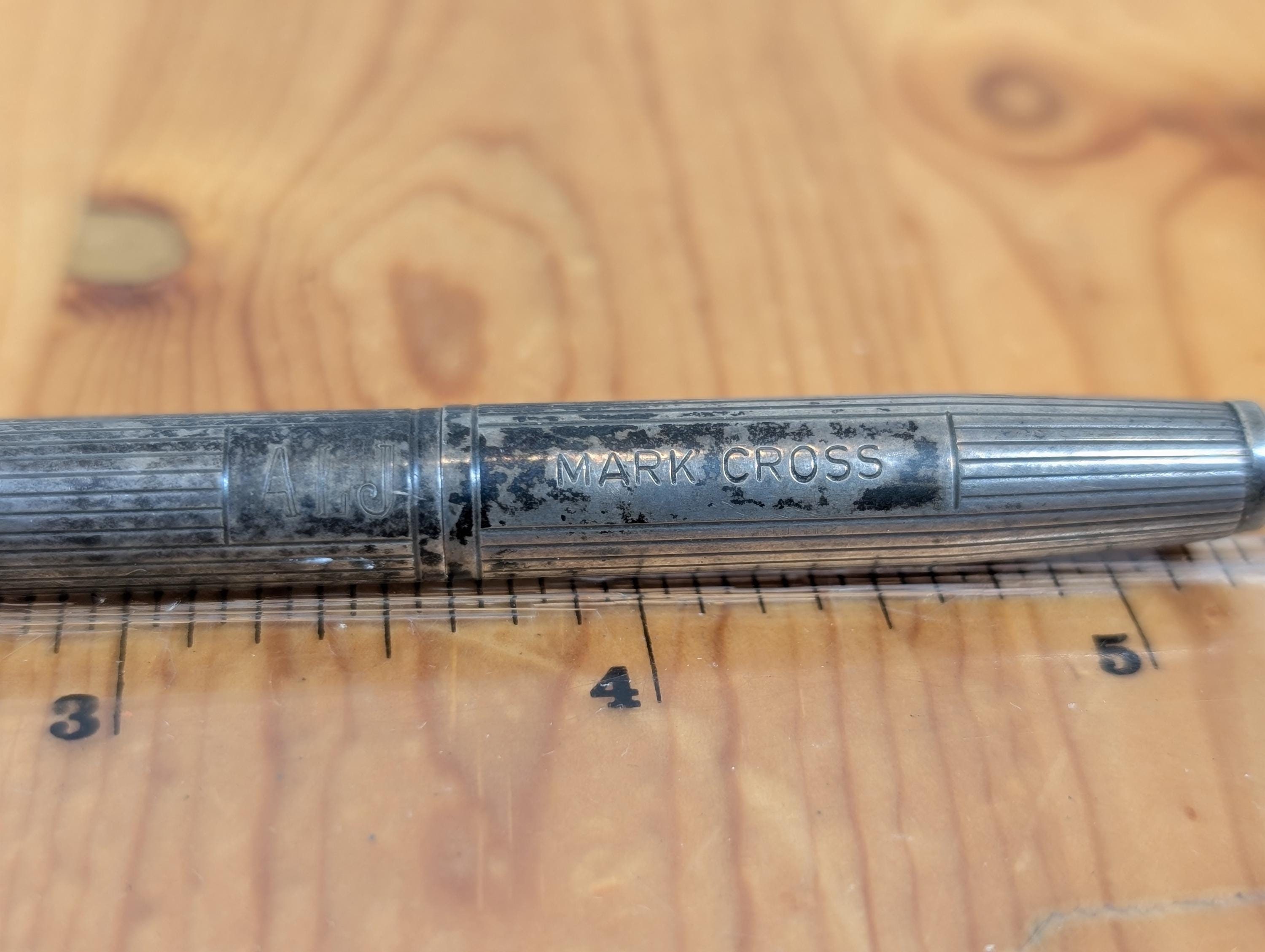 Vintage German Sterling Silver Mark Cross Mechanical Pencil