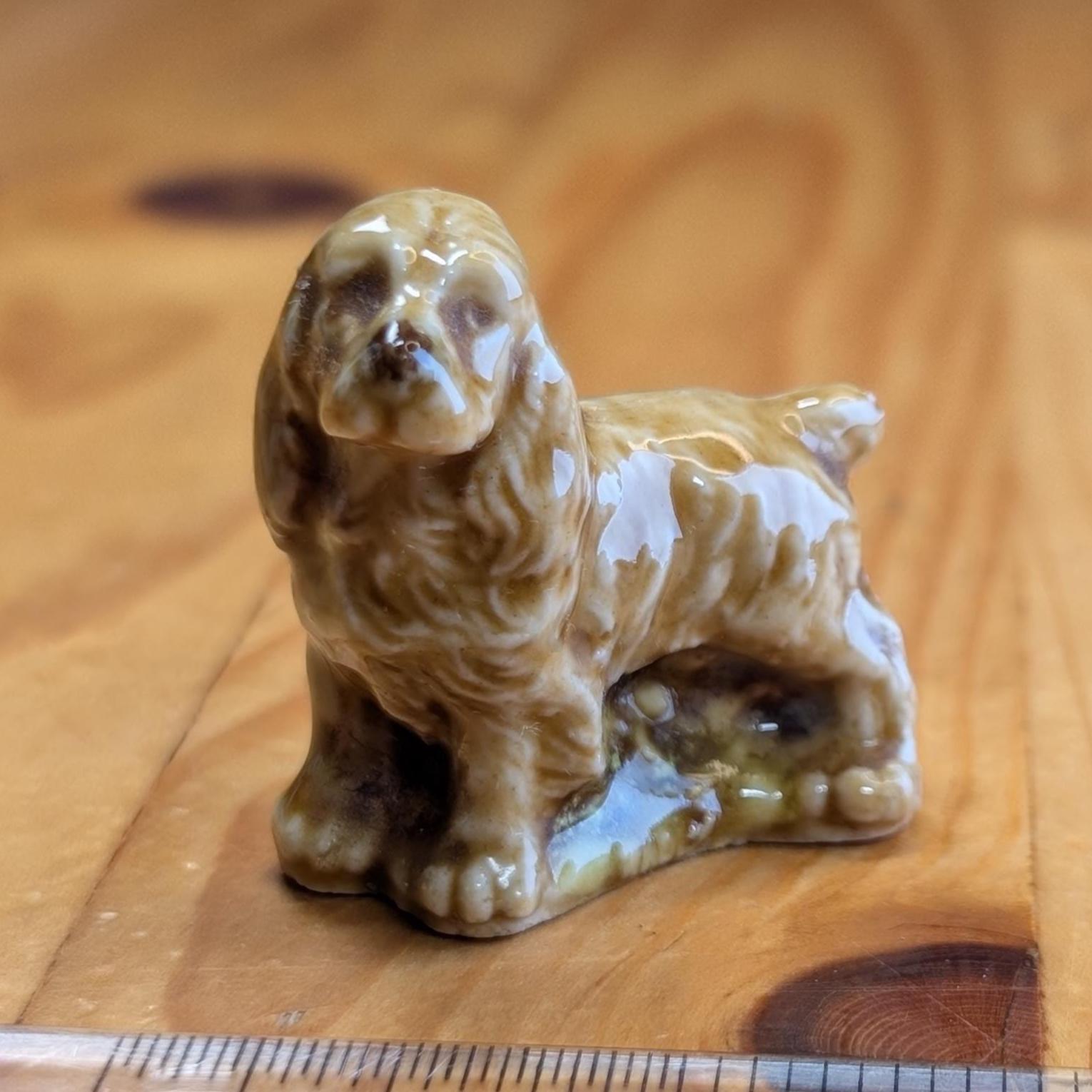 Miniature cocker spaniel figure - Etsy 日本