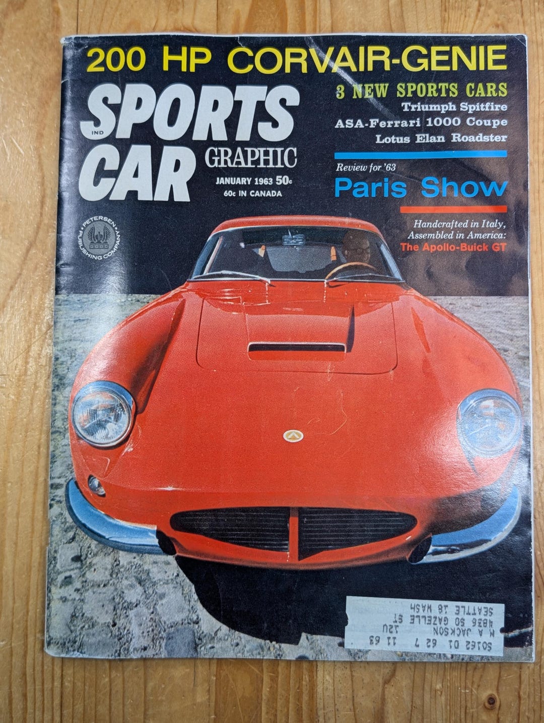 Sports Car Graphic Magazine Featuring 200HP Corvair-genie, Three New ...