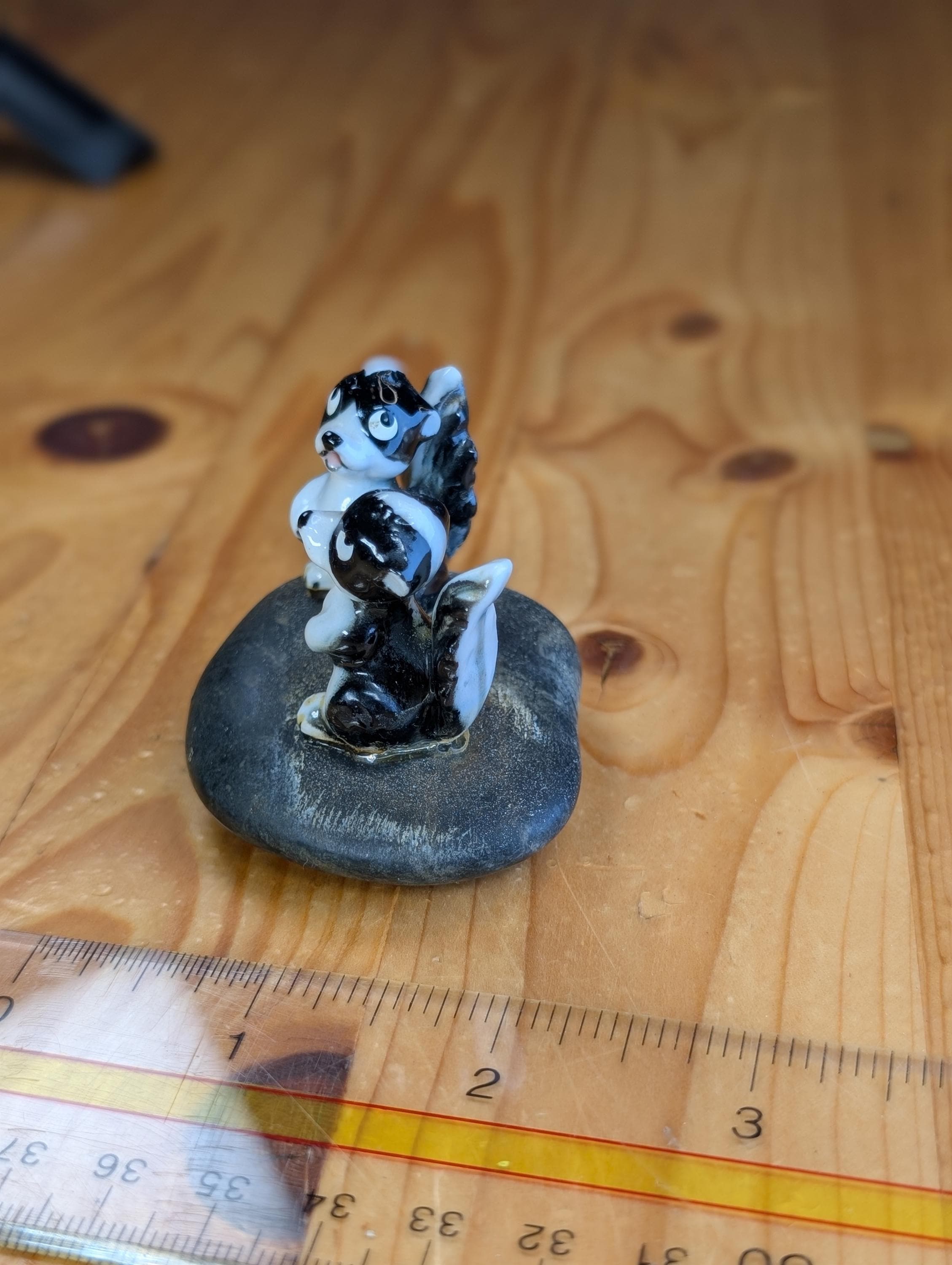 Kelvin Bone China Japan Two Miniature Skunk Figurines - Etsy