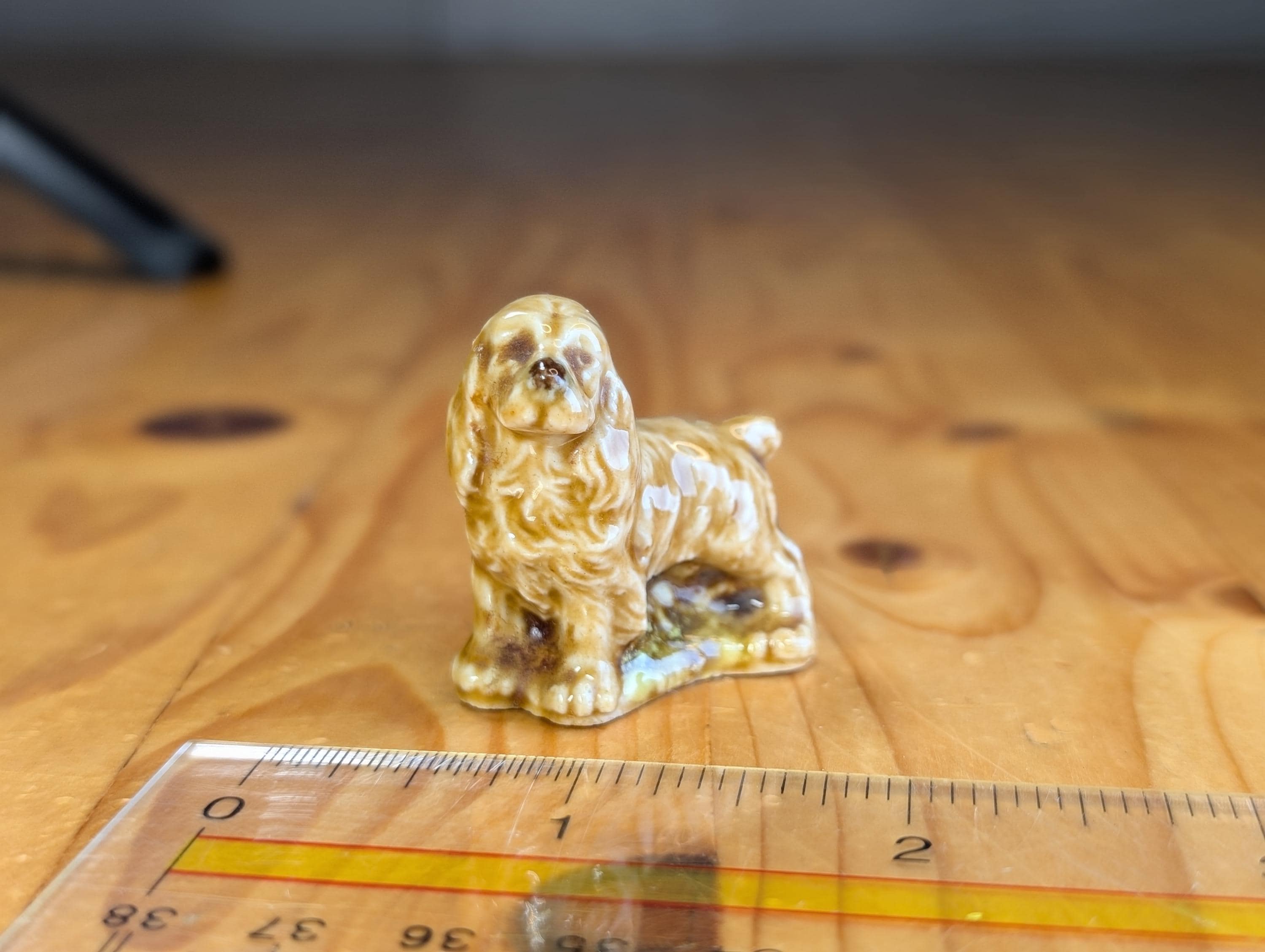 Miniature cocker spaniel figure - Etsy 日本