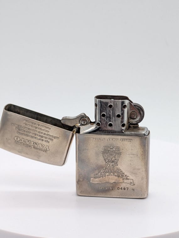 Vintage 1993 World Army Zippo Lighter | Japanese Battleship Yamato