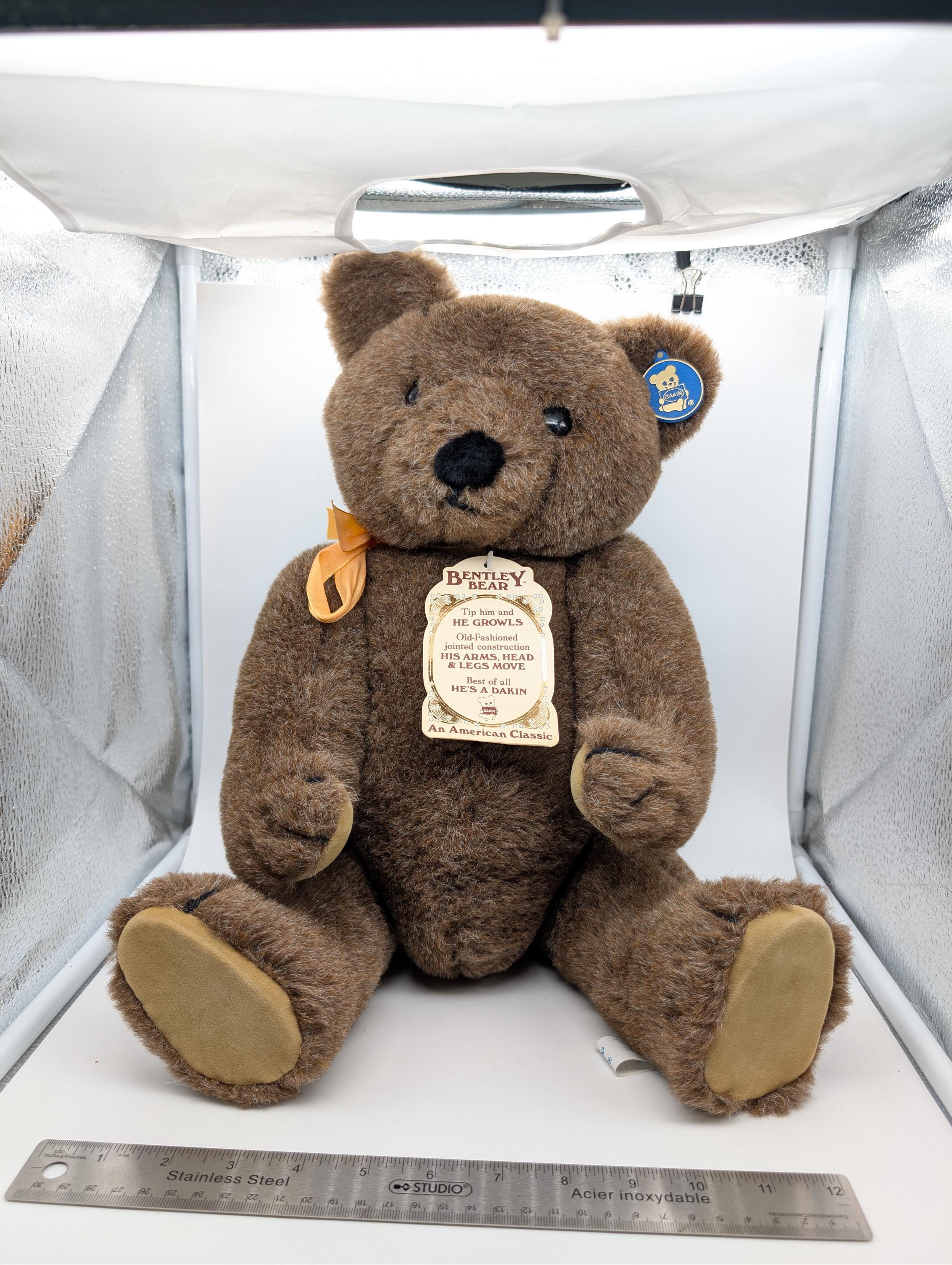 Antique Teddy Bear With Growler - Etsy