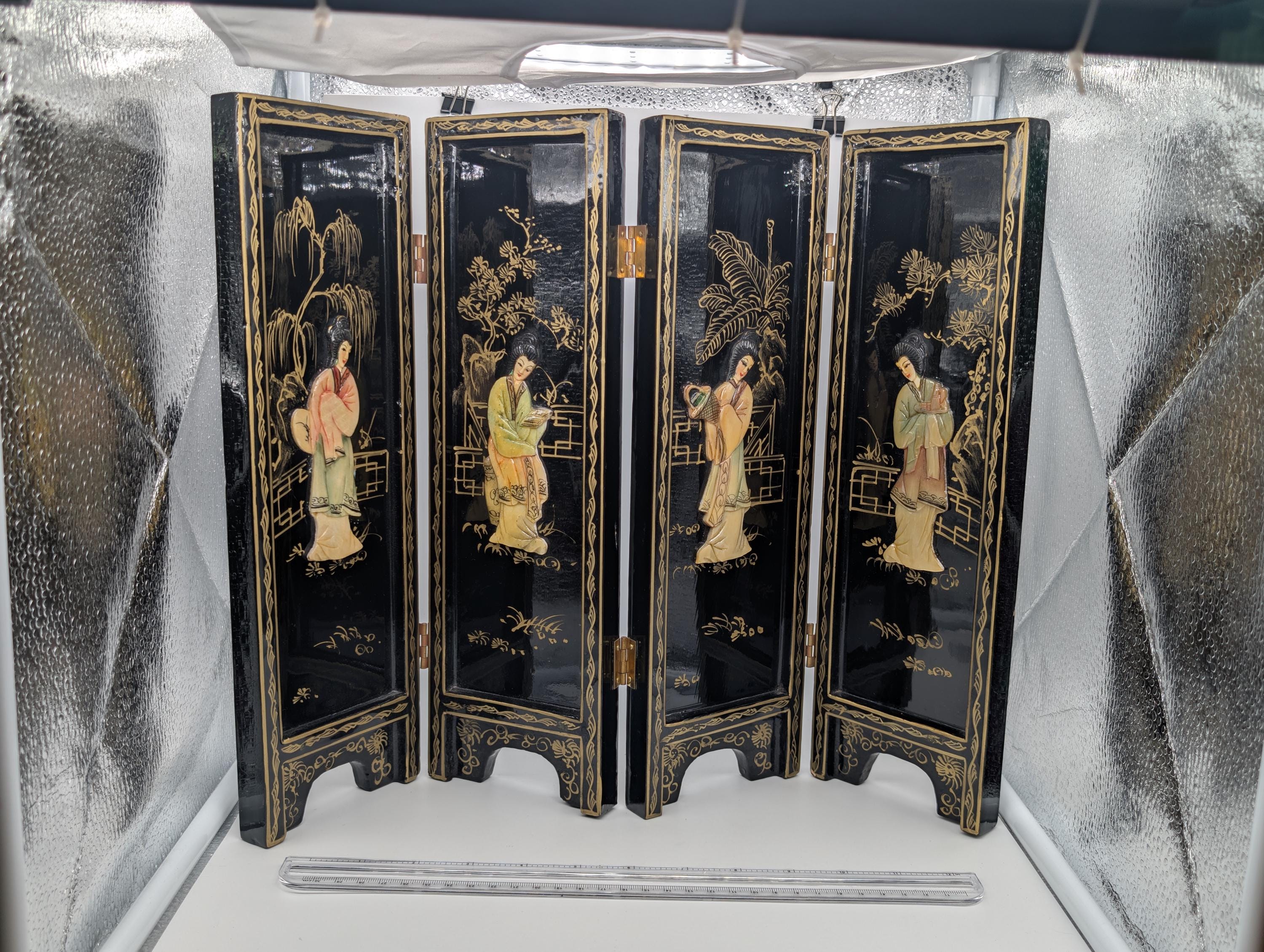 Chinoiserie Room Divider Folding Screen - Etsy