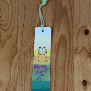 Garfield Bookmarks - Garfield 1978 Bookmark - Jim Davis - Why Me Lord?