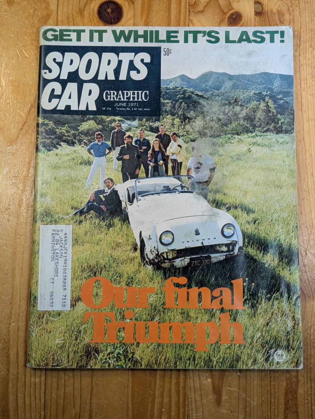 Sports Car Graphic Magazine Featuring Get It While Its Last Issue June ...