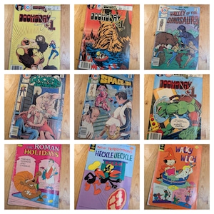 Lote de cómics antiguos de Charlton Gold Key / Ciencia ficción, fantasía y dibujos animados de la Edad de Bronce de los años 70