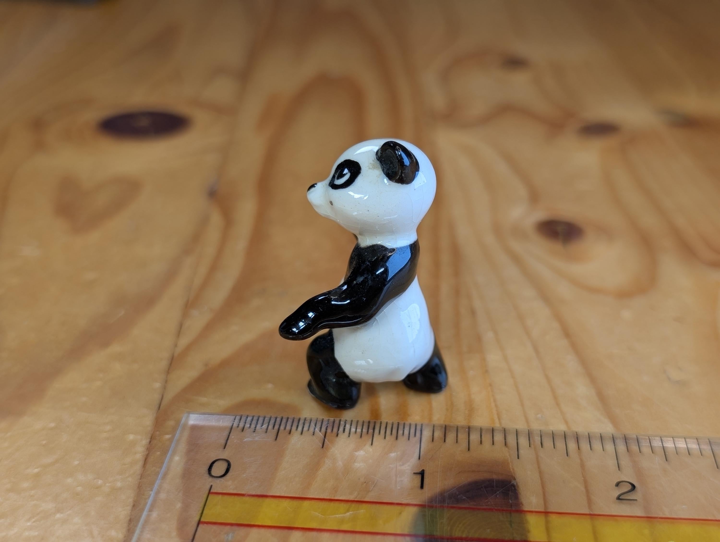 Hagen Renaker Panda Cub Standing Miniature Porcelain Figurine - Etsy