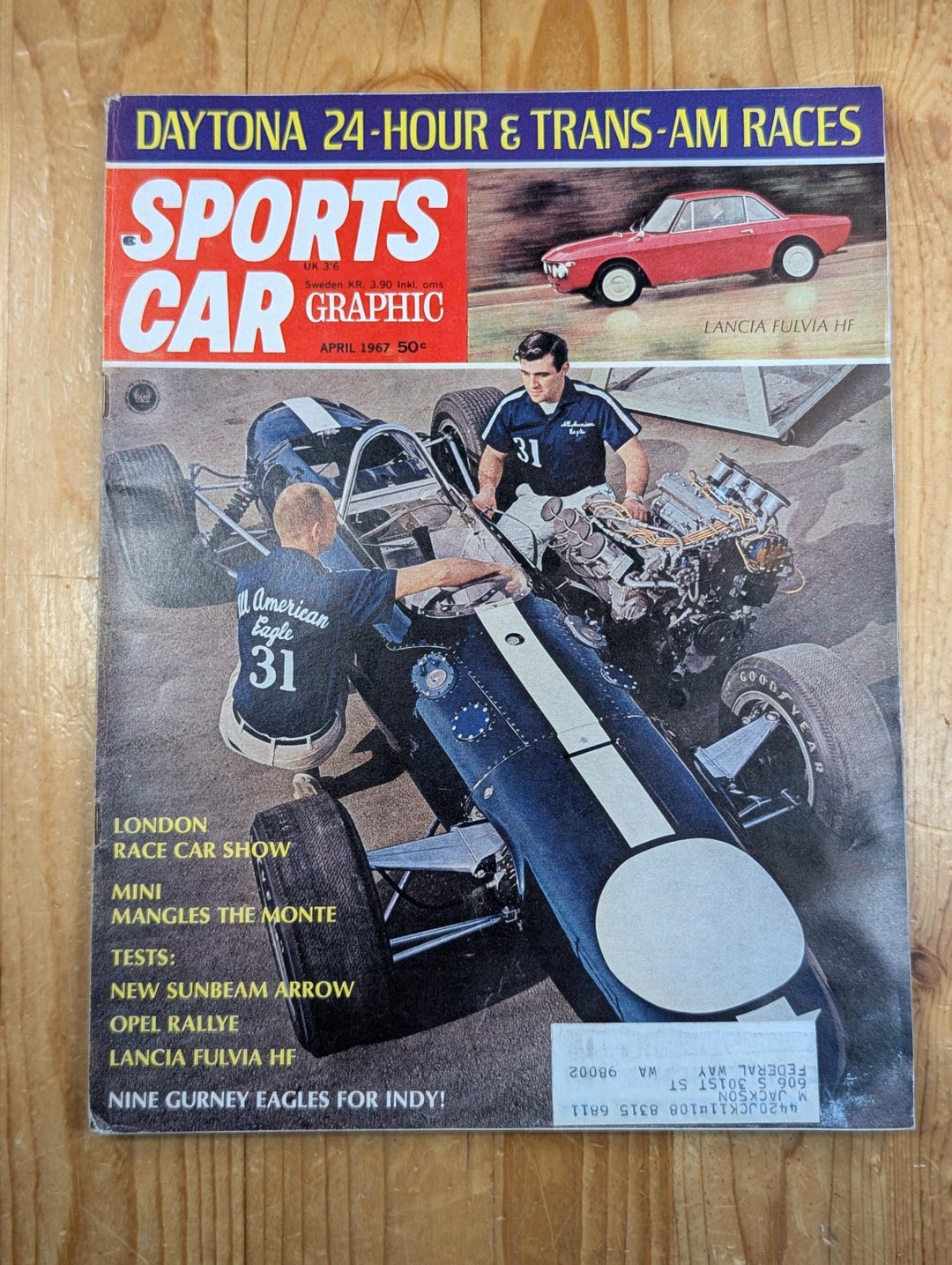 Vintage Sports Car Graphic Magazine, Daytona 24 Hour, April 1967 - Etsy
