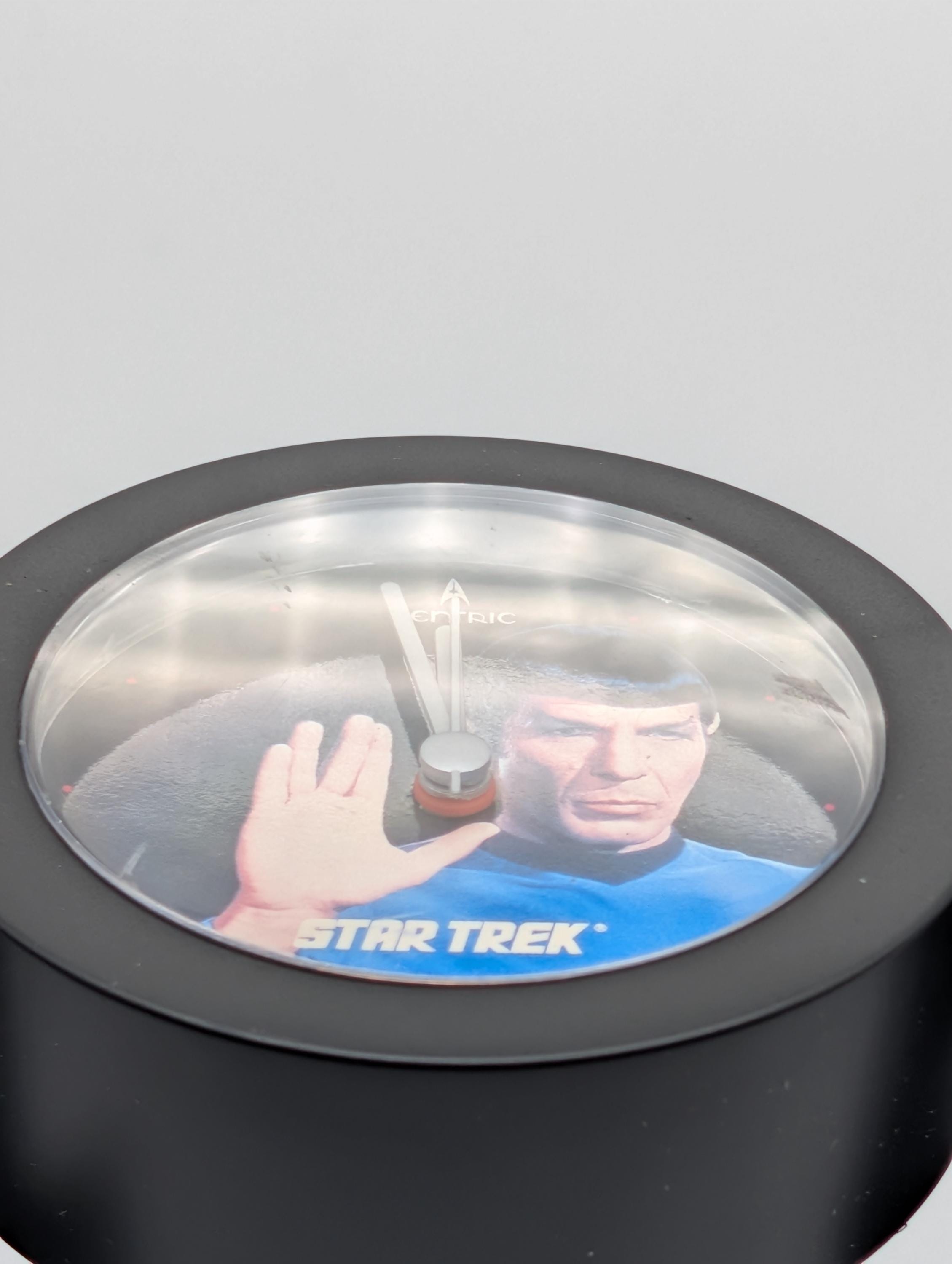 1992 Star Trek Spock Centric Swivel Alarm Clock, Vintage Sci-fi Desk ...