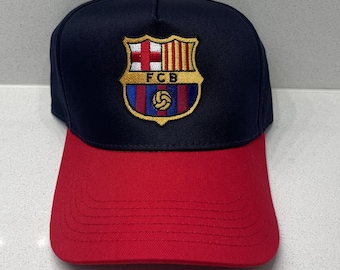 Vintage Barcelona F.C. Soccer Snapback Cap Hat