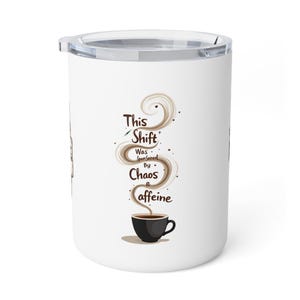 Insulated Coffee Mug | 10oz Stainless Steel Mug | Spill-Proof Travel Cup | Double Wall Coffee Tumbler | Nurse Appreciation Gift