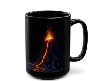 Erupting Volcano Color-changing Mug: Unique Coffee Cup Gift for Tea, Cocoa  & Hot Beverage Enthusiasts - Etsy