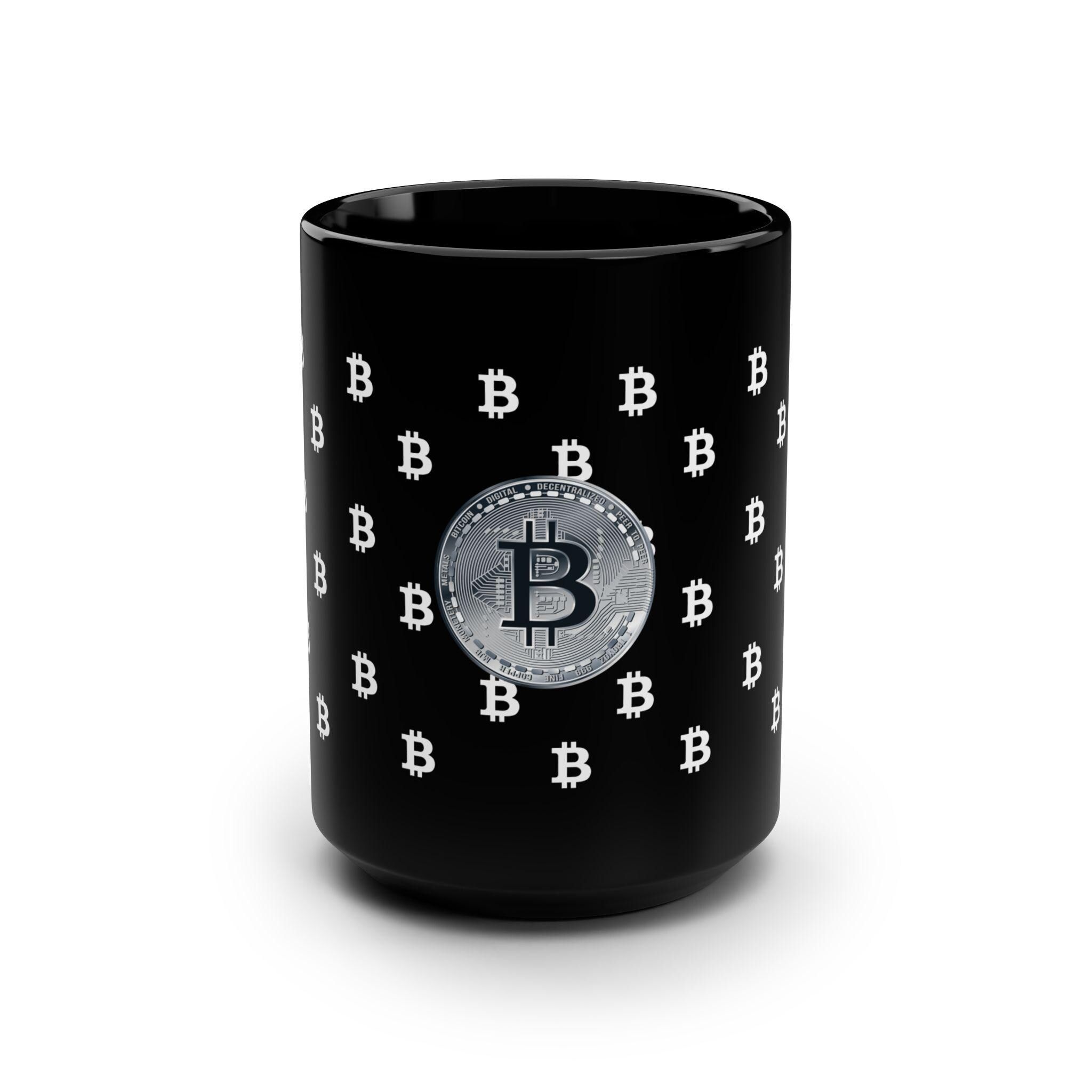 Bitcoin Coffee Mug: BTC Pattern Ceramic Cup for Crypto Traders - Etsy Canada