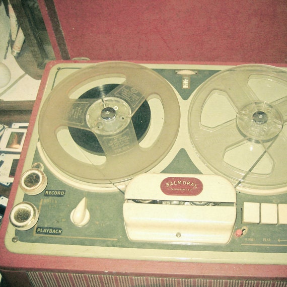 Items similar to Old Times Reel to reel photography, vintage style