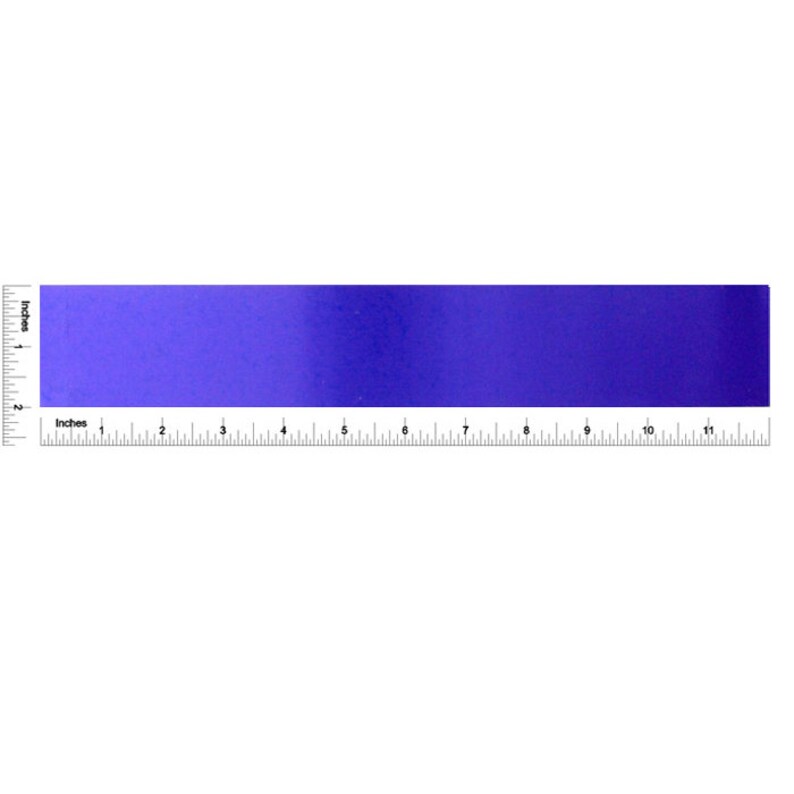 20 GA Anodized Aluminum Strip / 12 x 2 Inch / choose from