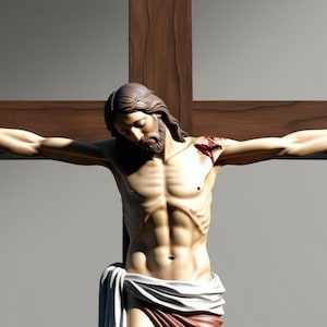 Pictures of Jesus on the Cross 4 set digital prints