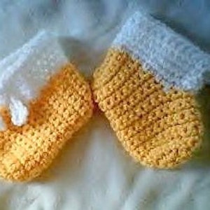 PDF Pattern 016,Baby Pattern Lamb Of God Booties