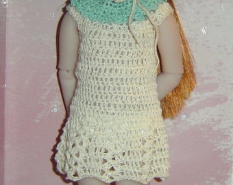 PDF Pattern 127,Multiple Doll Sizes,Crochet Collar and Dress,14&quot;-14.5&quot; Dolls by CarussDesignZ