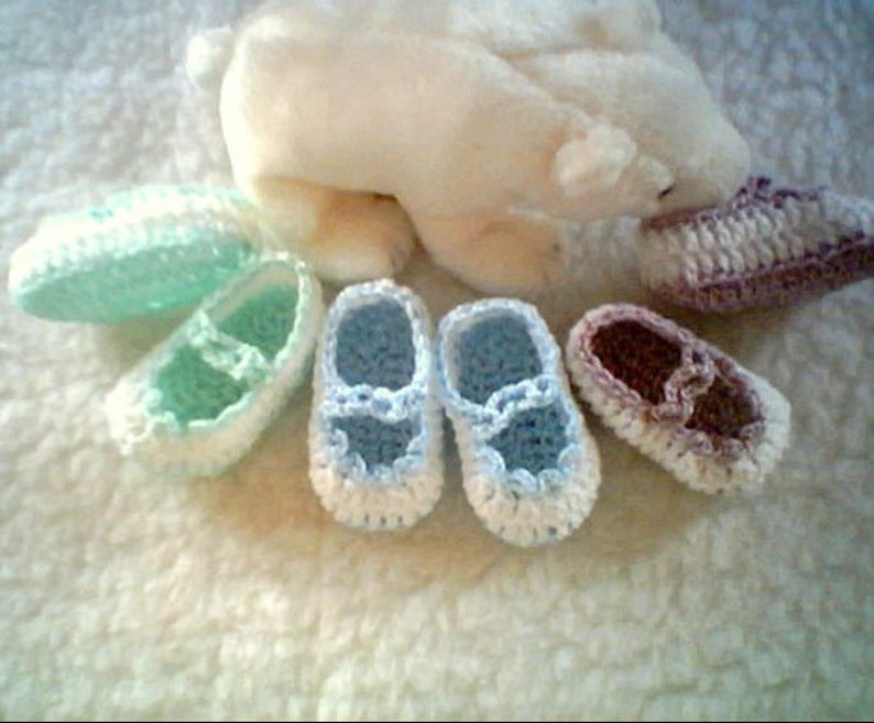 PDF Pattern 023,QUICK Mary Jane Baby Reborn Crochet Shoes Digital Download Pattern by CarussDesignZ image 6