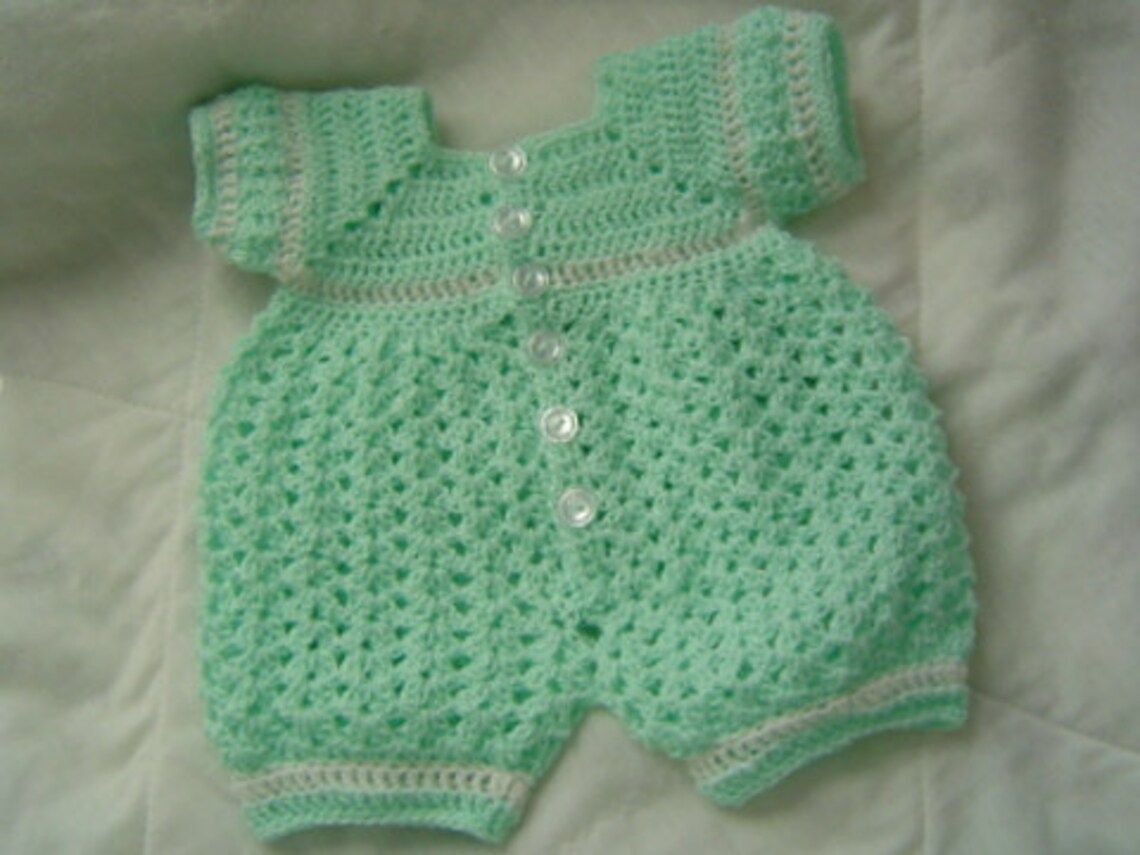 PDF Pattern 005baby Boy Patternnewborn to 03 Months Etsy