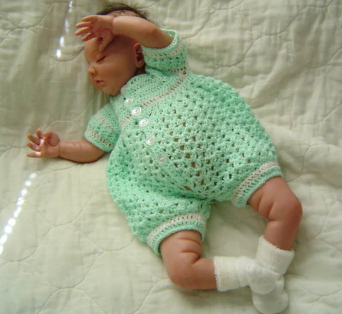 PDF Pattern 005baby Boy Patternnewborn to 03 Months Etsy