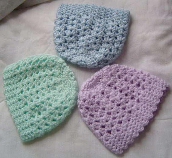 PDF Pattern 007,Baby Boy Pattern,BabyGirl Pattern,Unisex Baby Pattern,Baby Hat,Crochet Beanie,Infant Hat,Preemie Beanie by CarussDesignZ