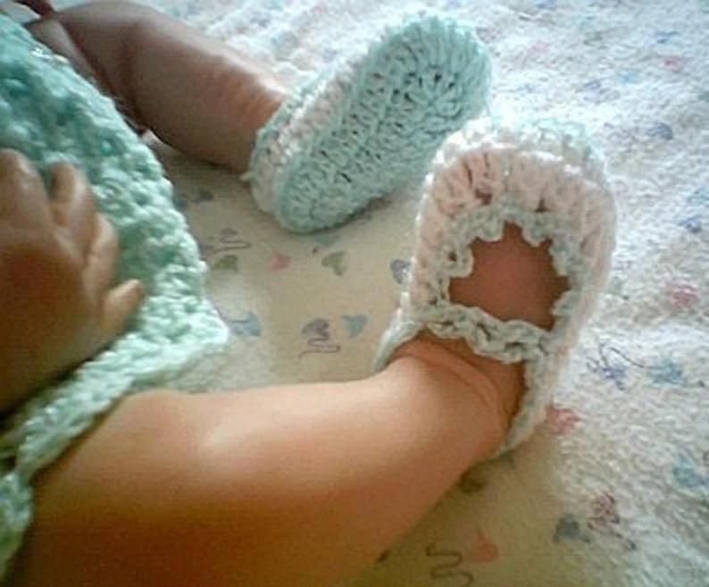 PDF Pattern 023,QUICK Mary Jane Baby Reborn Crochet Shoes Digital Download Pattern by CarussDesignZ image 2