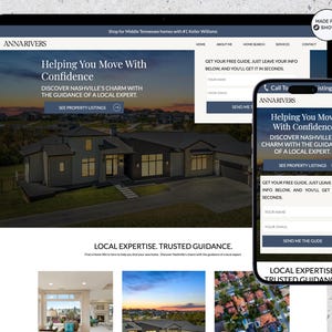Real Estate Showit Website | Realtor Website Template | Showit Website Template | Real Estate Website  | Real Estate Agent Website Template