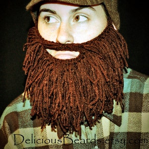 Adult Size Long Yarn Beards 8 color options image 4