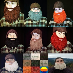 Adult Size Long Yarn Beards 8 color options image 5