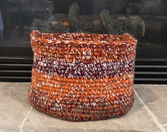 Hand Crocheted Basket