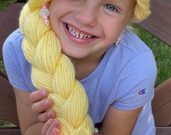Barbie Wig - Barbie Movie Hat- Sizes to Adult Size - Hand Crocheted