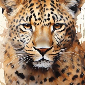 African Wildlife Bookmarks: Watercolor Safari Animal Art