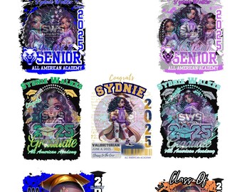 Editable Canva 2025 Grad Template Bundle
