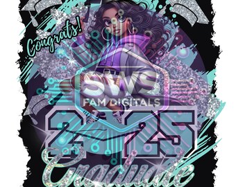 Editable Canva 2025 Grad Template