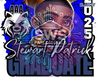 Editable Canva 2025 Grad Template