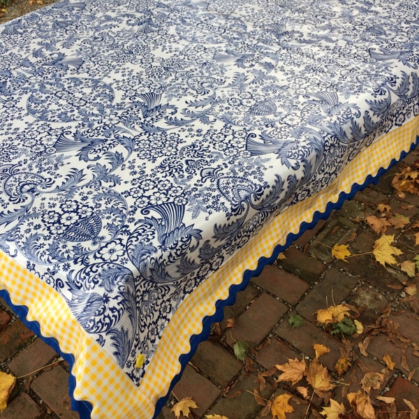 Oilcloth Tablecloth Etsy