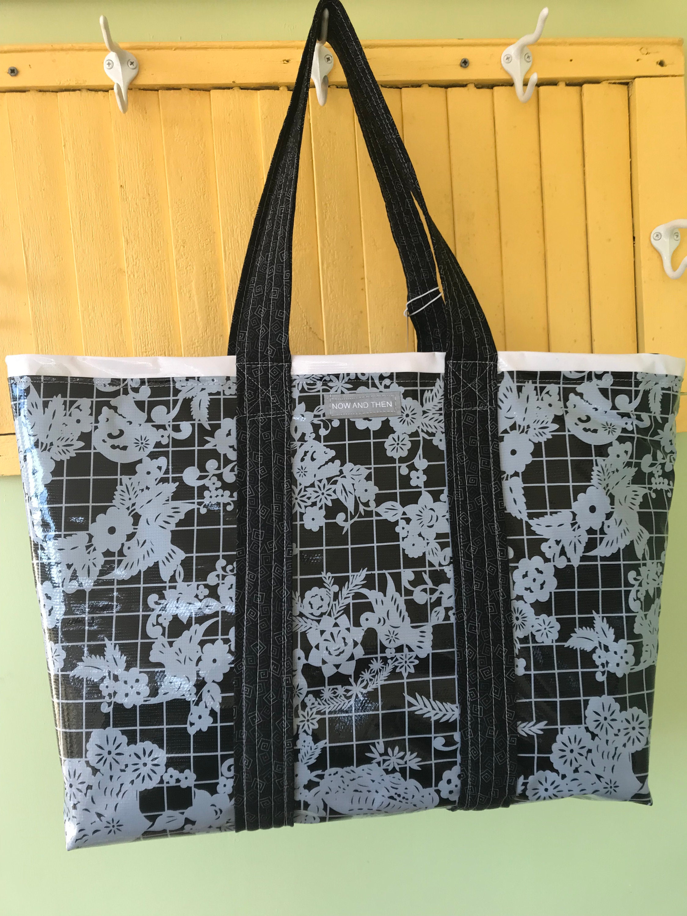 Day of the Deadblack and Gray Oilcloth Tote Bag | Etsy
