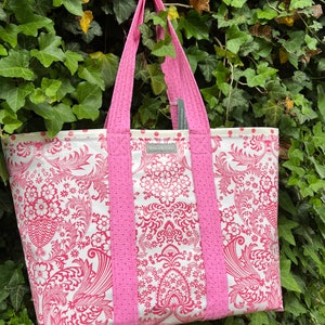 Rosa Wachstuchtasche für Mädchen und Mädchen