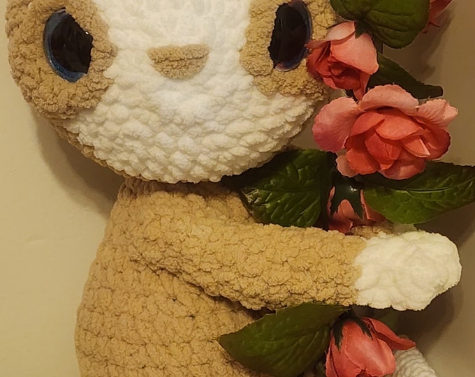 PRIVATE LISTING for AUDRA Crocheted Sloth Plushie Amigurumi Sloth and ...