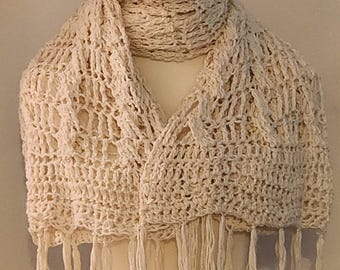 Wzór na szydełkowy szal modlitewny „Uzdrowiony Jego Pasami” (plik cyfrowy PDF)