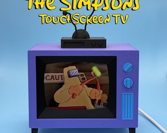 The Simpsons Touchscreen TV: Preloaded Shows, Plug & Play, SD Card Access, Upload Your Own Videos