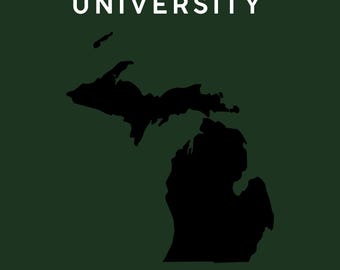 Michigan State University Fight Song Etsy