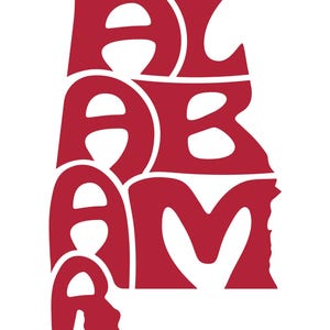 Carta de burbuja de Alabama