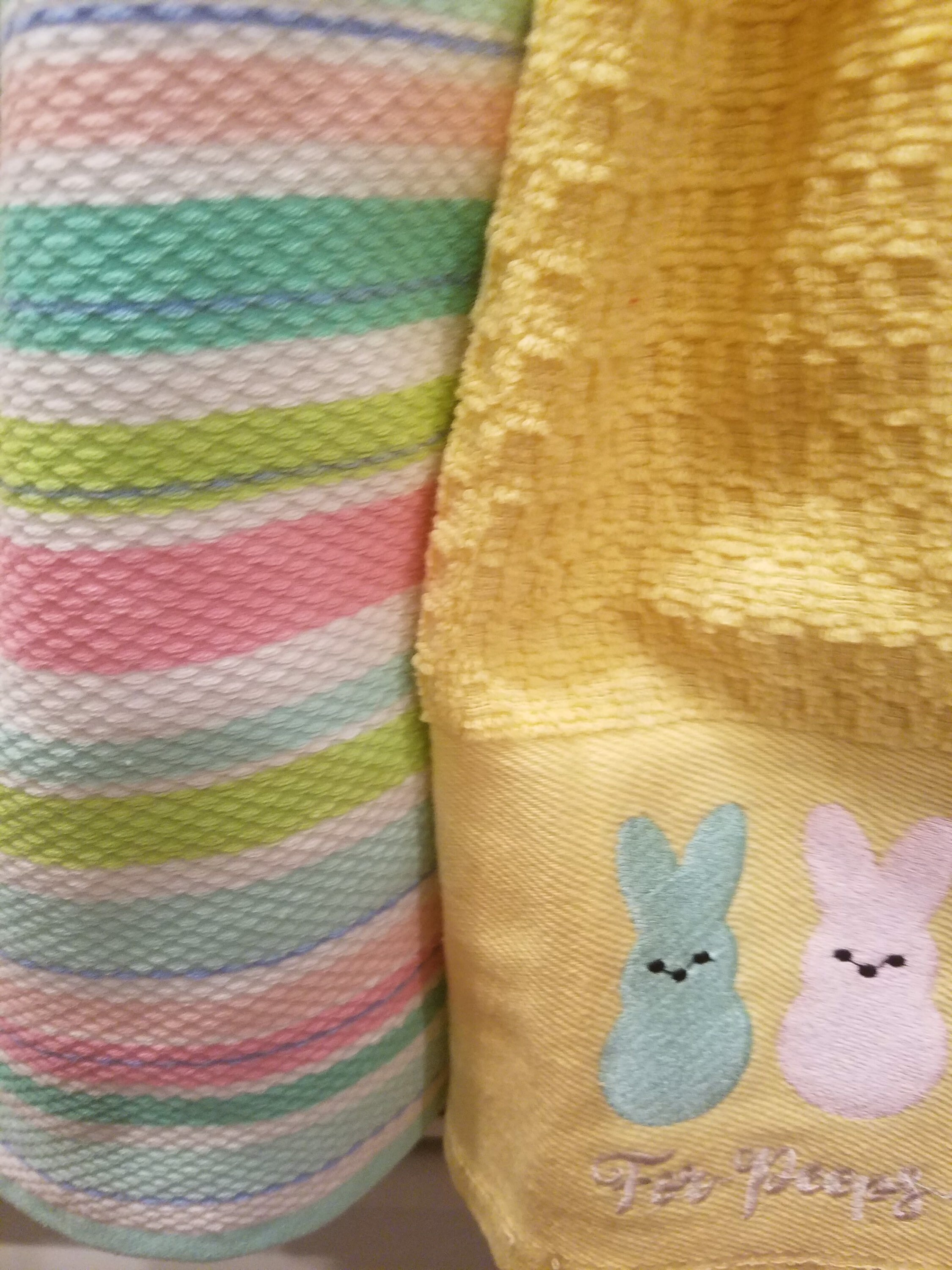 Set of 4 Spring Easter Crochet Hand Towels