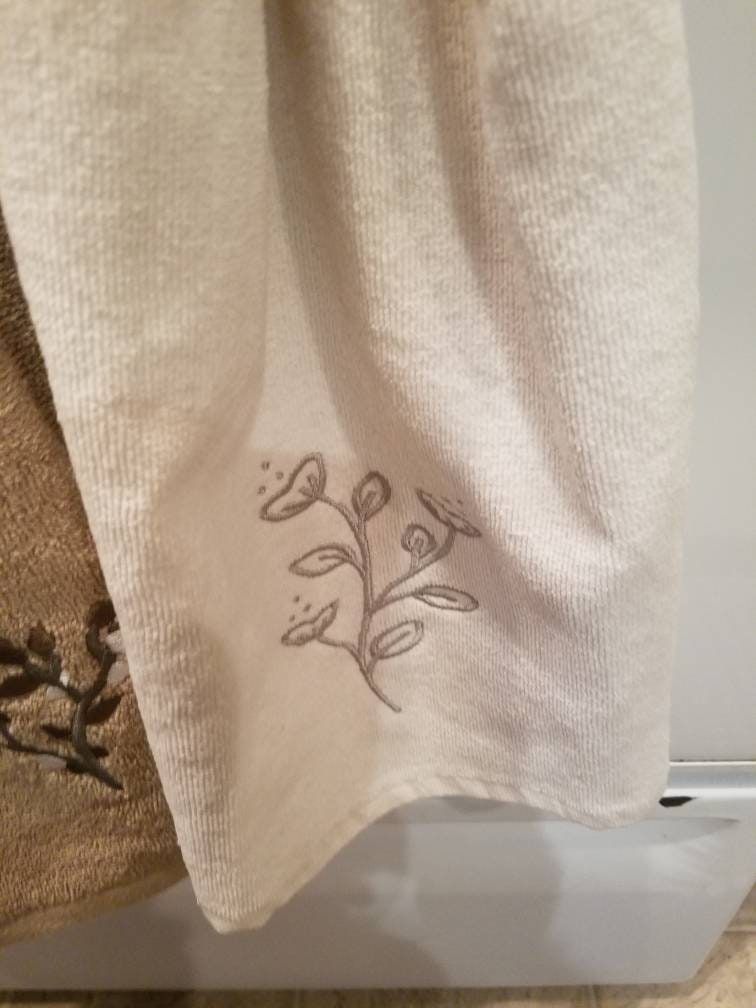 Set of 3 Every Day Neutral Crochet Hand Towels