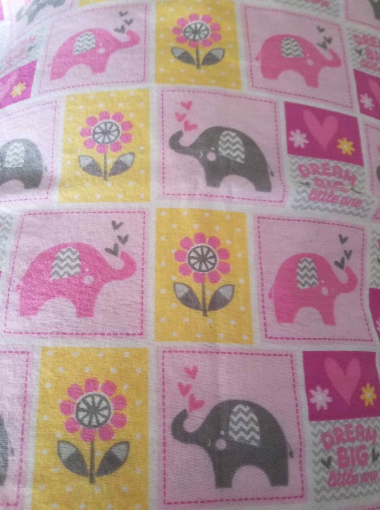 pink elephant receiving blankets