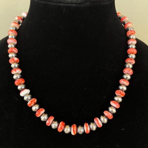 Navajo Pearl & Spiny Oyster Necklace