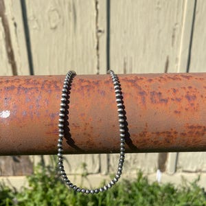 Navajo-parelketting 5 mm